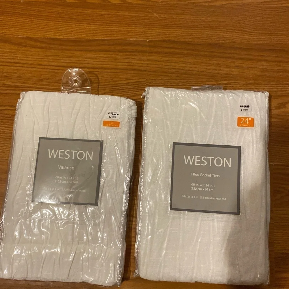 Weston Valance & 2 Rod Pocket Tiers (GA)